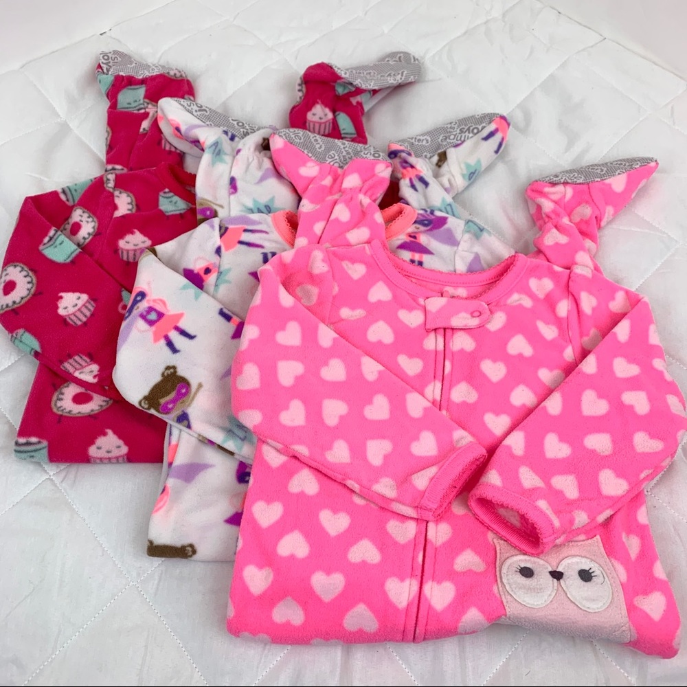 Carter’s Footed Onesies - Lot of 3